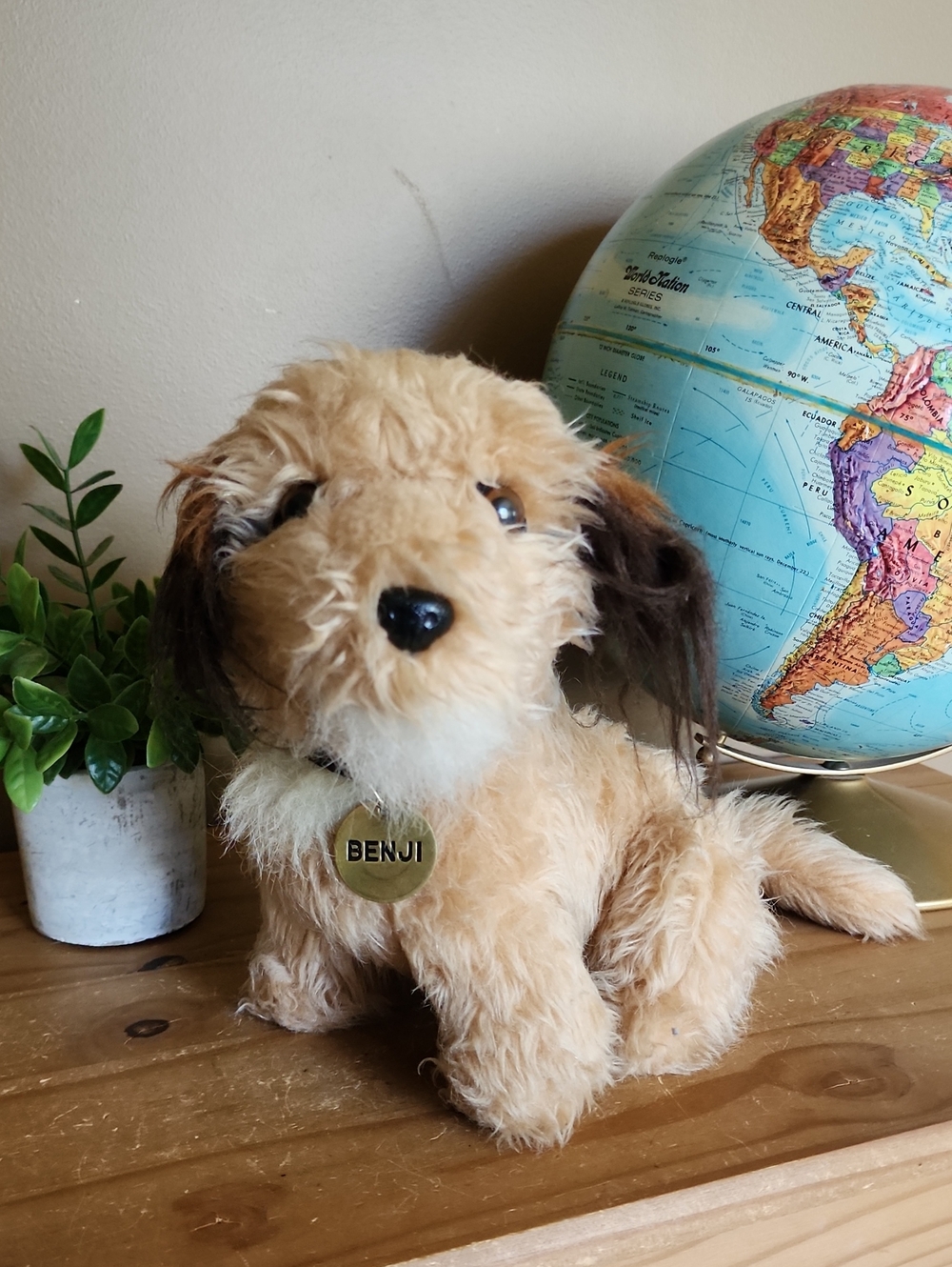 Vintage Dakin BENJI  Dog 1978 Mulberry Square